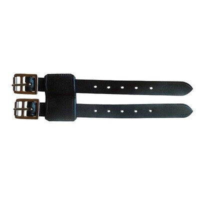 ALARGADOR CINCHA CUERO NEGRO