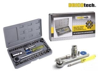 SET40 PCS CON LLAVE DE ROTACION BRICOTECH