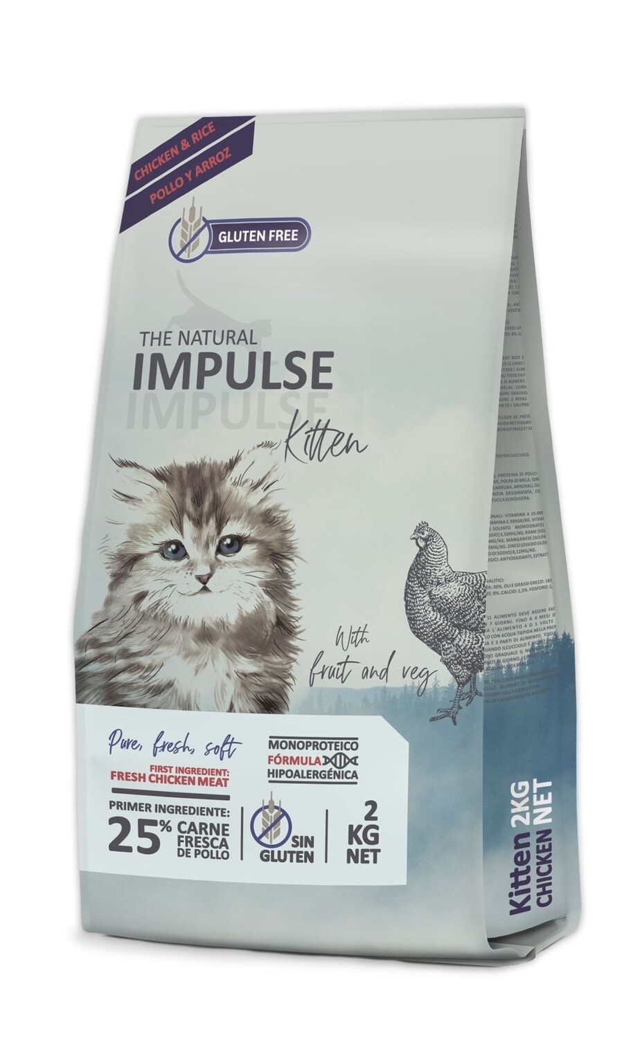 The Natural Impulse Cat Kitten 2 kg
