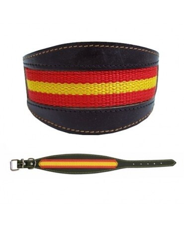 COLLAR GALGO CUERO RAIMBOW