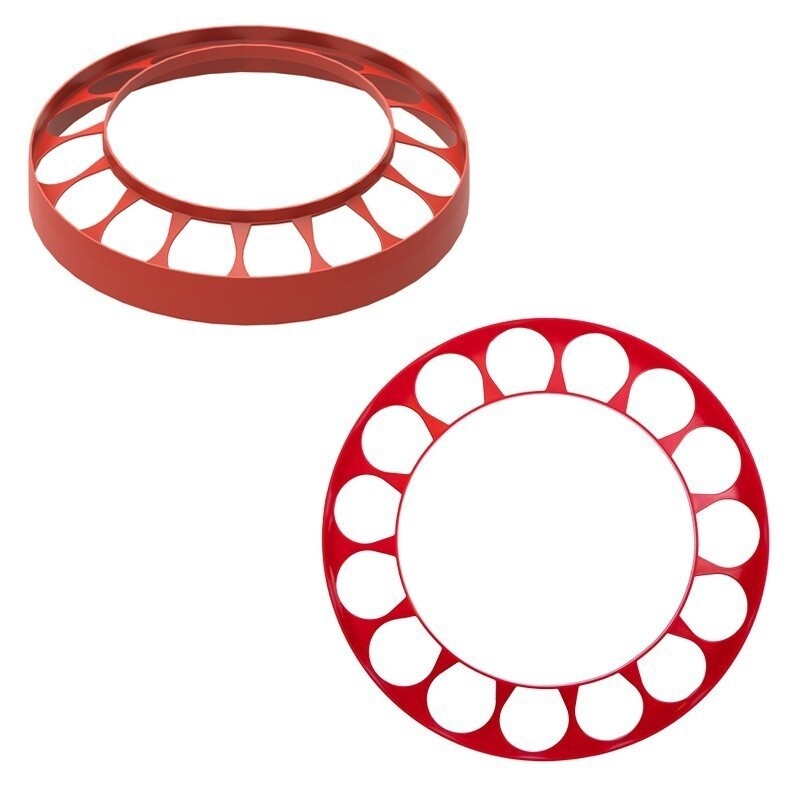 ARILLO PROTECTOR PARA TOLVA GALVANIZADA, capacidad: 10 kg