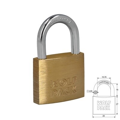 CANDADO LATON NORMAL 30MM