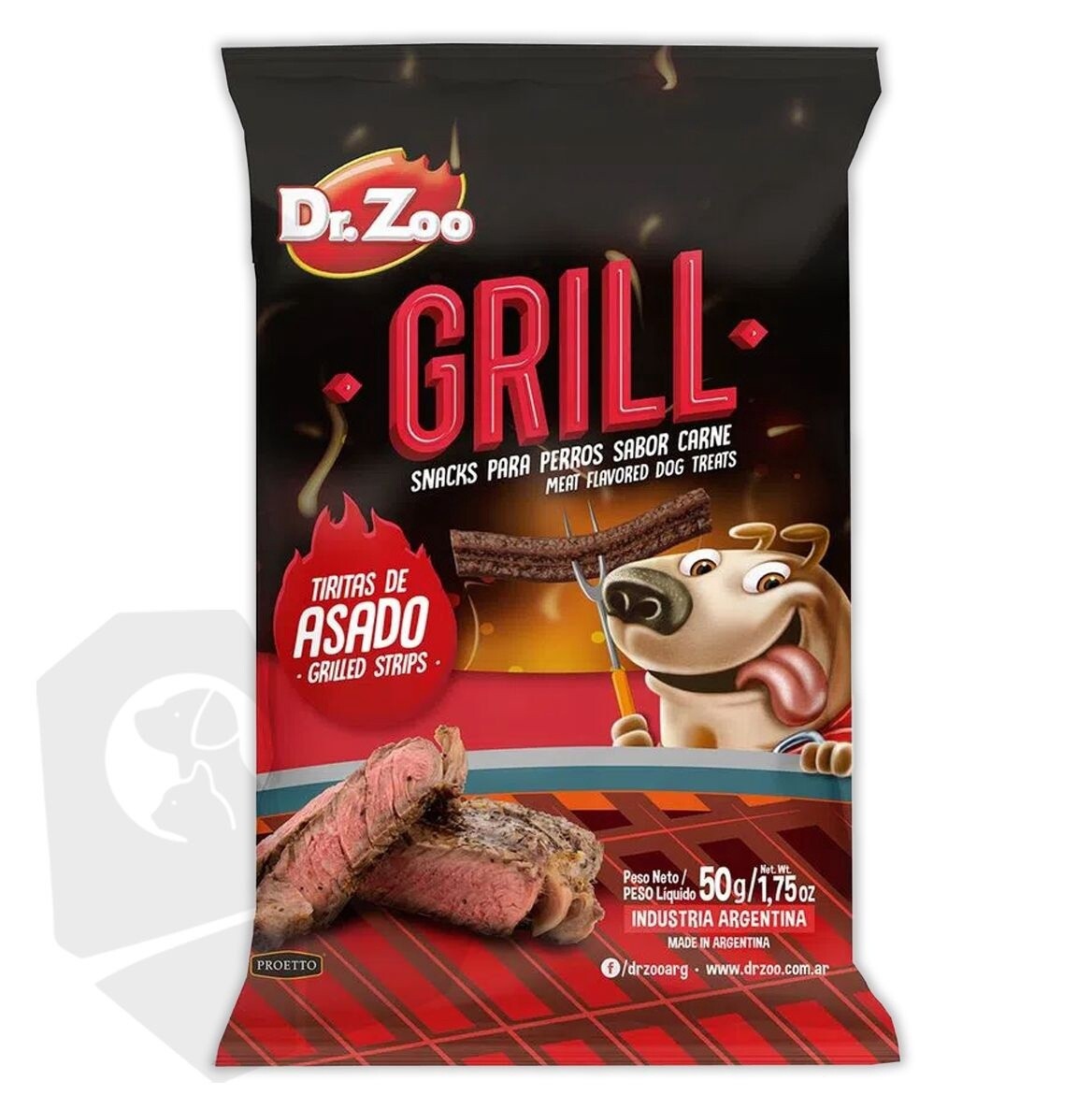 Snack para perros Grill Tiritas de Asado 50gr