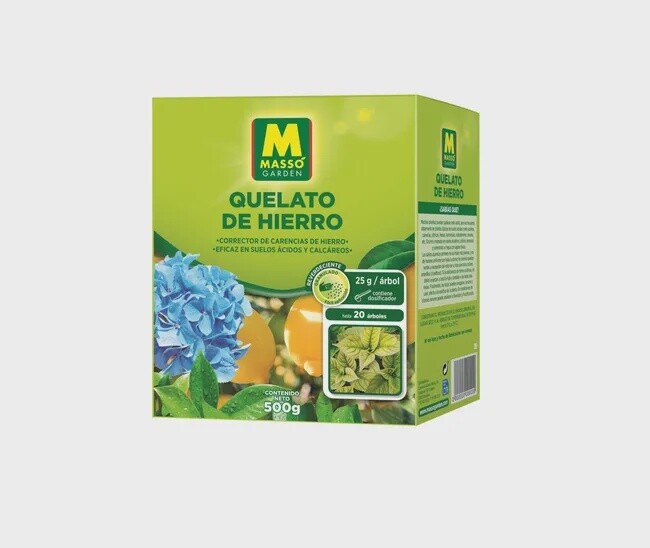 QUELATO DE HIERRO 500 GR masso