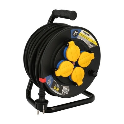 EXTENSIBLE INDUSTRIAL 25 METROS PROTECCIÓN IP44 CON TAPAS EXTENSIBLE INDUSTRIAL 25 METROS PROTECCIÓN IP44 CON TAPAS