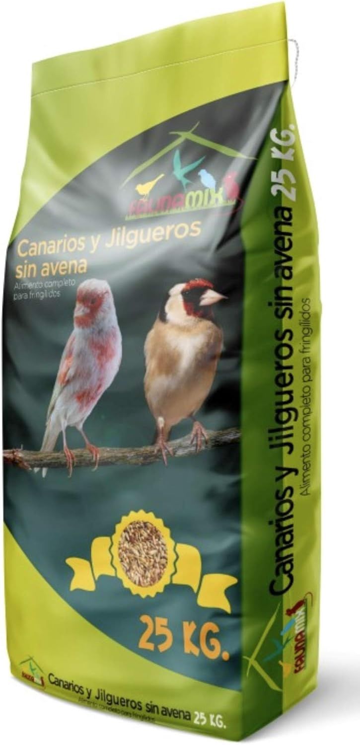 ALIMENTO CANARIOS 25 KG SIN AVENA