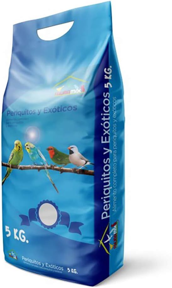 ALIMENTO PERIQUITOS Y EXOTICOS NATURAL 5KG