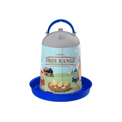 Bebedero de plástico modelo Free-Range - 5 l. azul