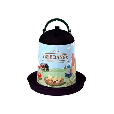 Bebedero de plástico reciclado modelo Free-Range - 5 l.