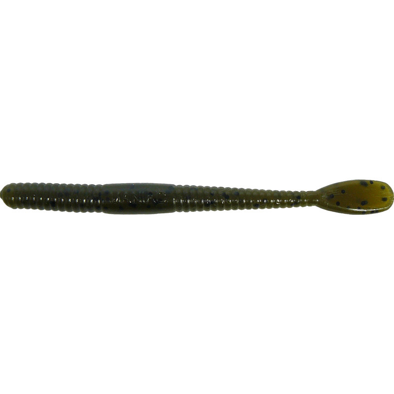 4&quot; Paddle Tail - Green Pumpkin/Black Flake