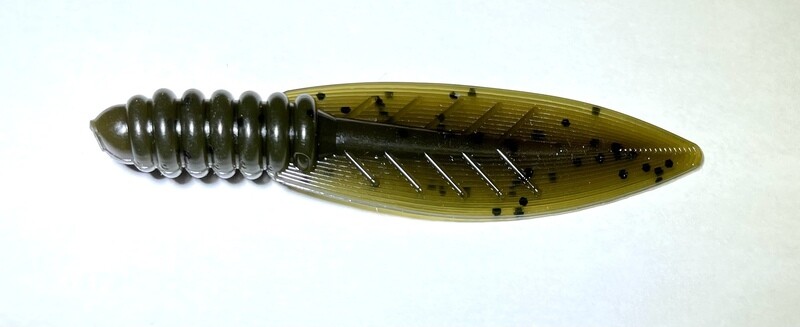 2.5&quot; Cut&#39;r Bug - Green Pumpkin, No Salt