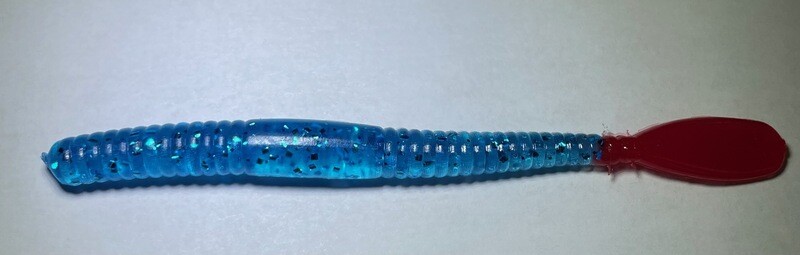 4&quot; Paddle Tail Worm- Superman
