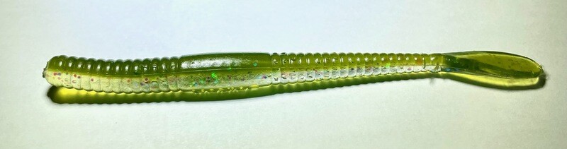 4&quot; Paddle Tail Worm - Baitfish Flash