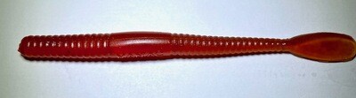 4" Paddle Tail Worm - Natural Brown, [ Limited ]