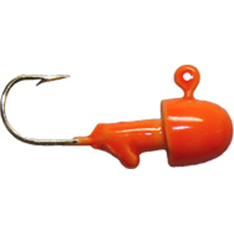 1/64 oz Flourescent Orange Jig Head