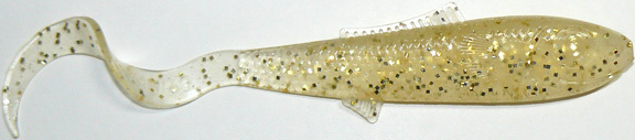 6&quot; Maniac Minnow - Clear Gold Flake