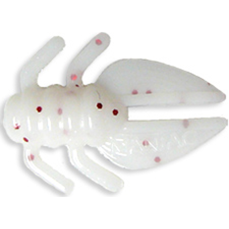 Gizzy Bug - White/Red Flake