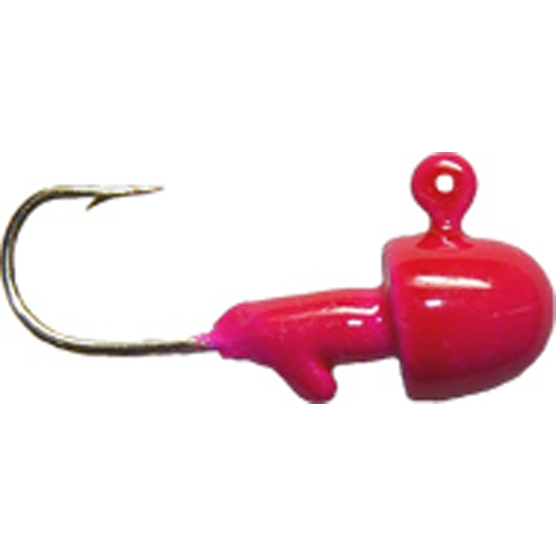 1/64 oz Flourescent Pink Jig Head