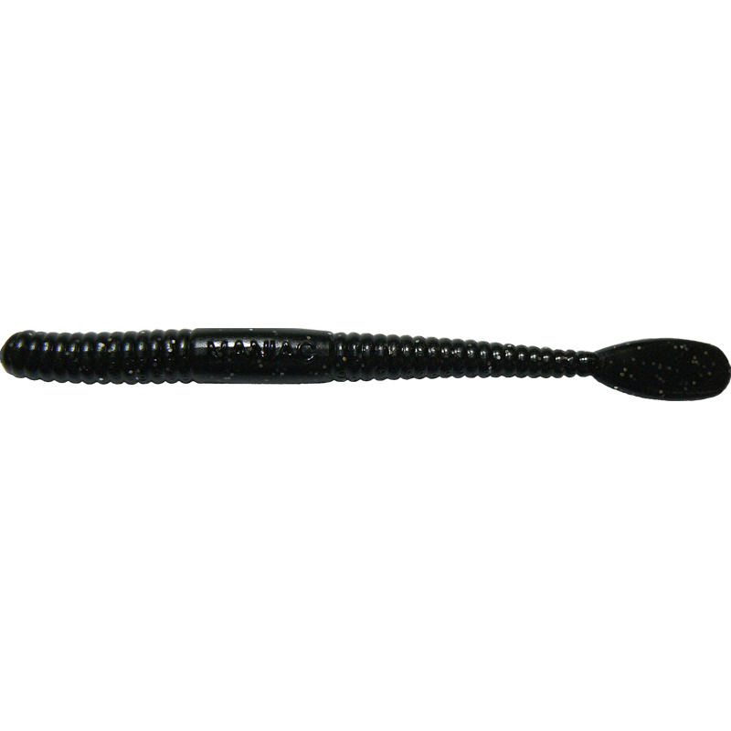 4&quot; Paddle Tail - Black/Silver Flake