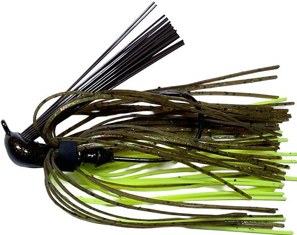 1/4 oz Pitchin&#39; Jig - Changeable / Chartreuse