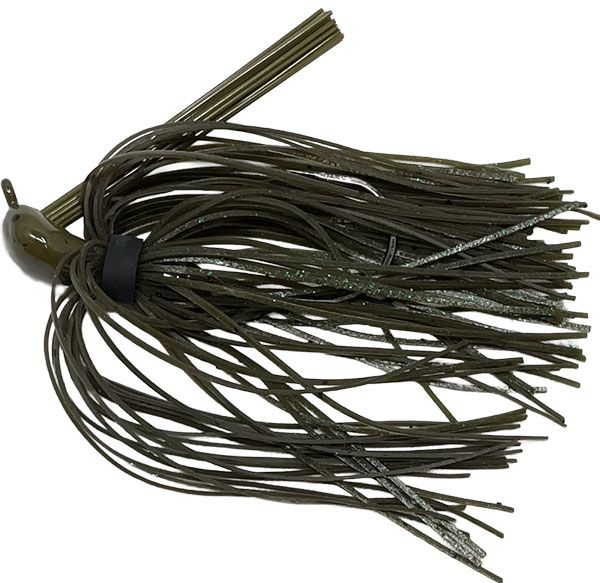 1/4 oz Pitchin&#39; Jig - Green Pumpkin Delight