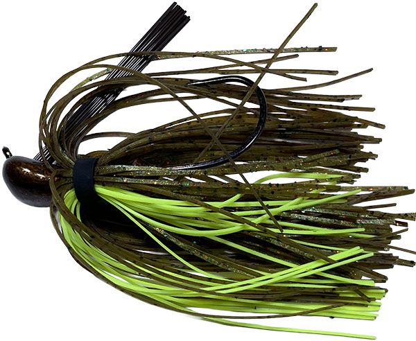 3/8 oz Pitchin&#39; Jig - Changeable / Chartreuse