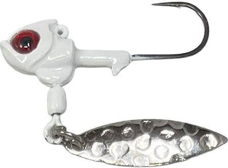 1/8 oz Balance Pro Under Spin - White/Silver Willow Blade