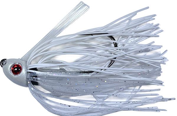 3/8 oz Skirted Swim Jig - Shimmer Shad