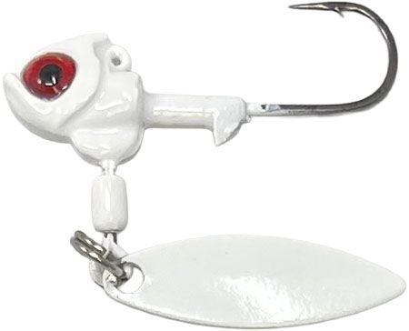 1/8 oz Balance Pro Under Spin - White/White Willow Blade