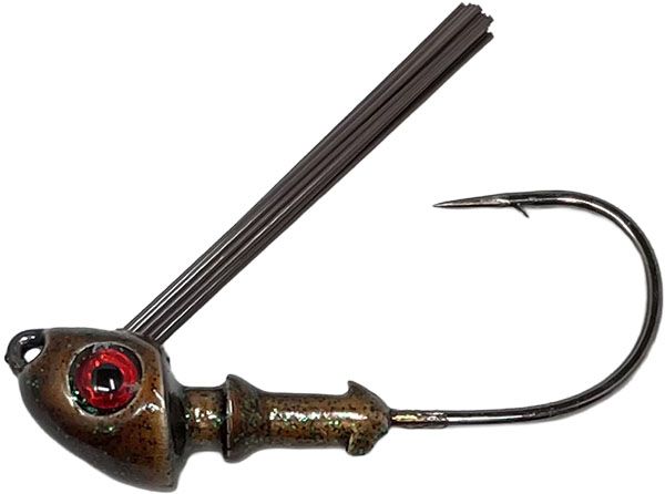 3/8 oz Weedless Swim Jig - Crawfish Brown