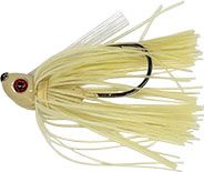 3/8 oz Skirted Swim Jig - Bone White