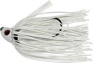 3/8 oz Skirted Swim Jig - White