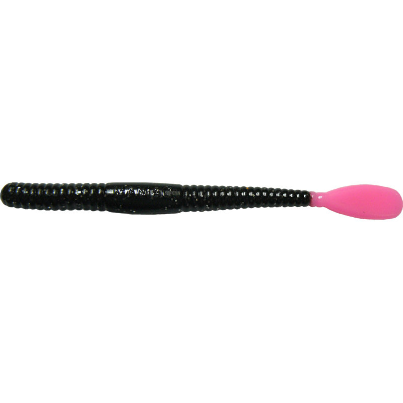 4&quot; Paddle Tail - Black/Silver Flake/Pink Tail