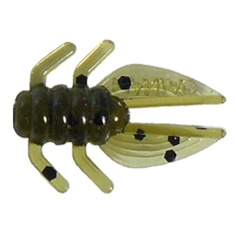 Gizzy Bug - Green Pumpkin/Black Flake