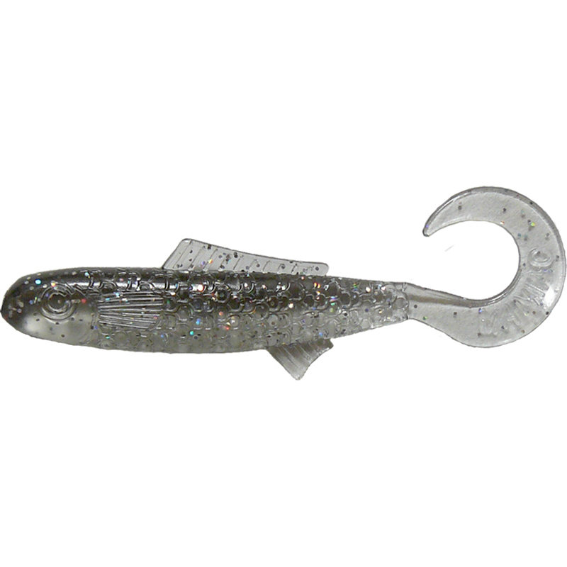 3" Maniac® Minnow - Smoke/Silver Holographic