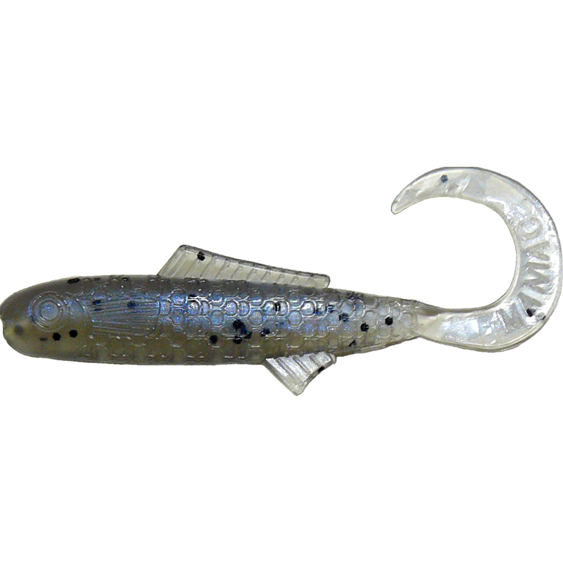 3" Maniac® Minnow - Smoke/blue Pearl