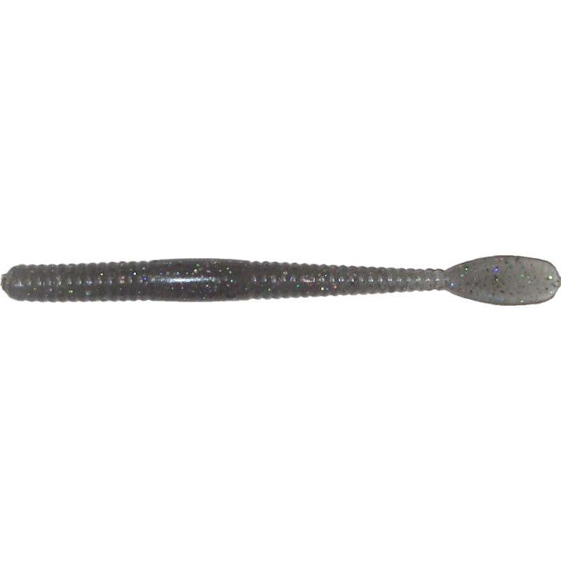 4" Paddle Tail - Smoke/Silver Holographic