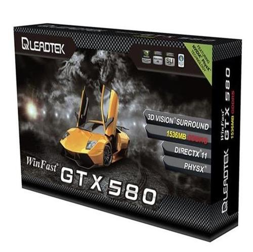 LEADTEK® nVidia GeForce GTX 580 PCI-Express x16 2.0, 3GB GDDR5 384-Bit
