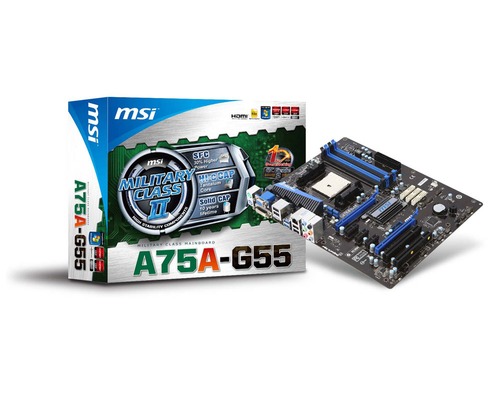 MSI AMD A75A-G55 Hudson D3 chipset, Supports AMD LIano APU
