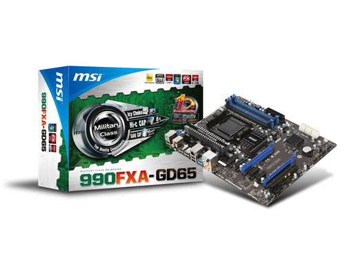 MSI AMD 990FXA-GD65 Socket AM3 FSB 5200MT/s, 64-Bit AMD Athlon/Phenom II