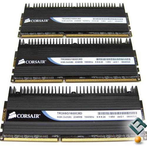 CORSAIR® Dominator - Tri-Module Kit 6Gb Kit(2GBx3) DDR3-1866 Gaming RAM