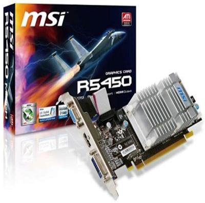 MSI® AMD Radeon HD 5450 PCI-Express x16 2.1, GDDR3 1GB, 64-Bit