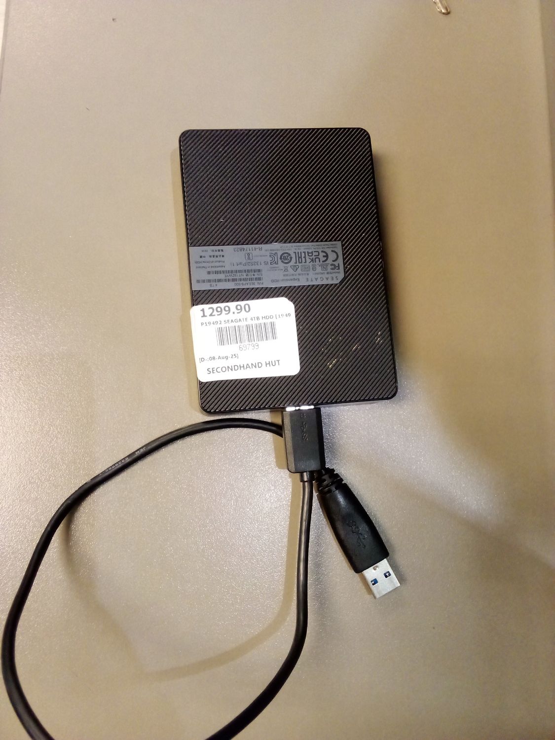 SEAGATE 4TB HDD EXTERNAL HARDDRIVE