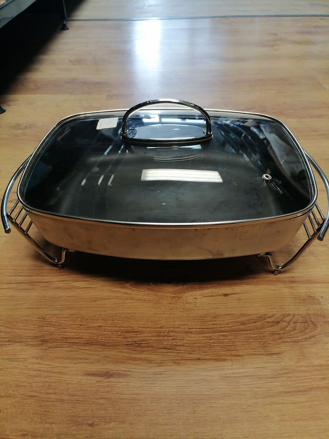SUNBEAM SILVER FRYING PAN