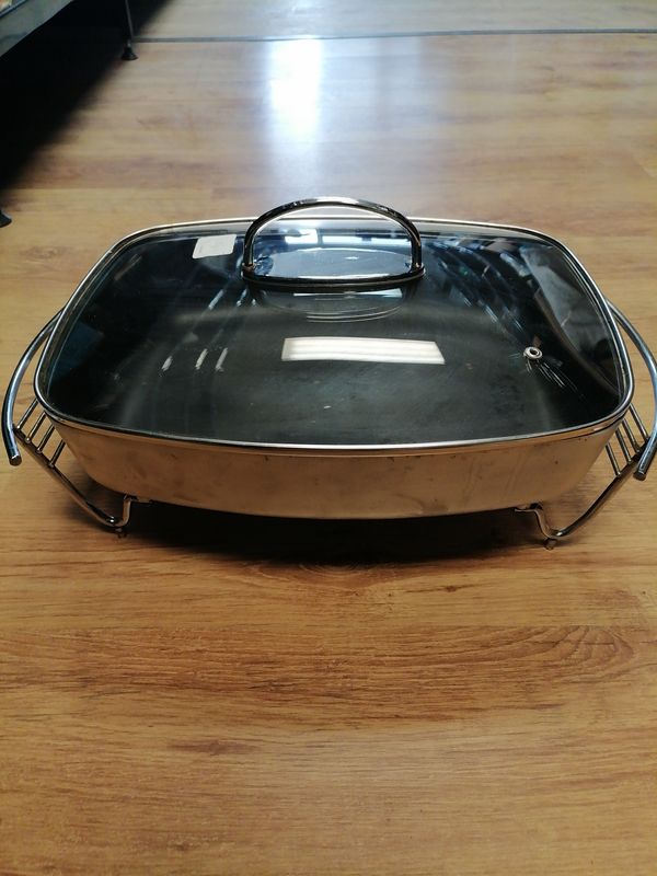 SUNBEAM SILVER FRYING PAN