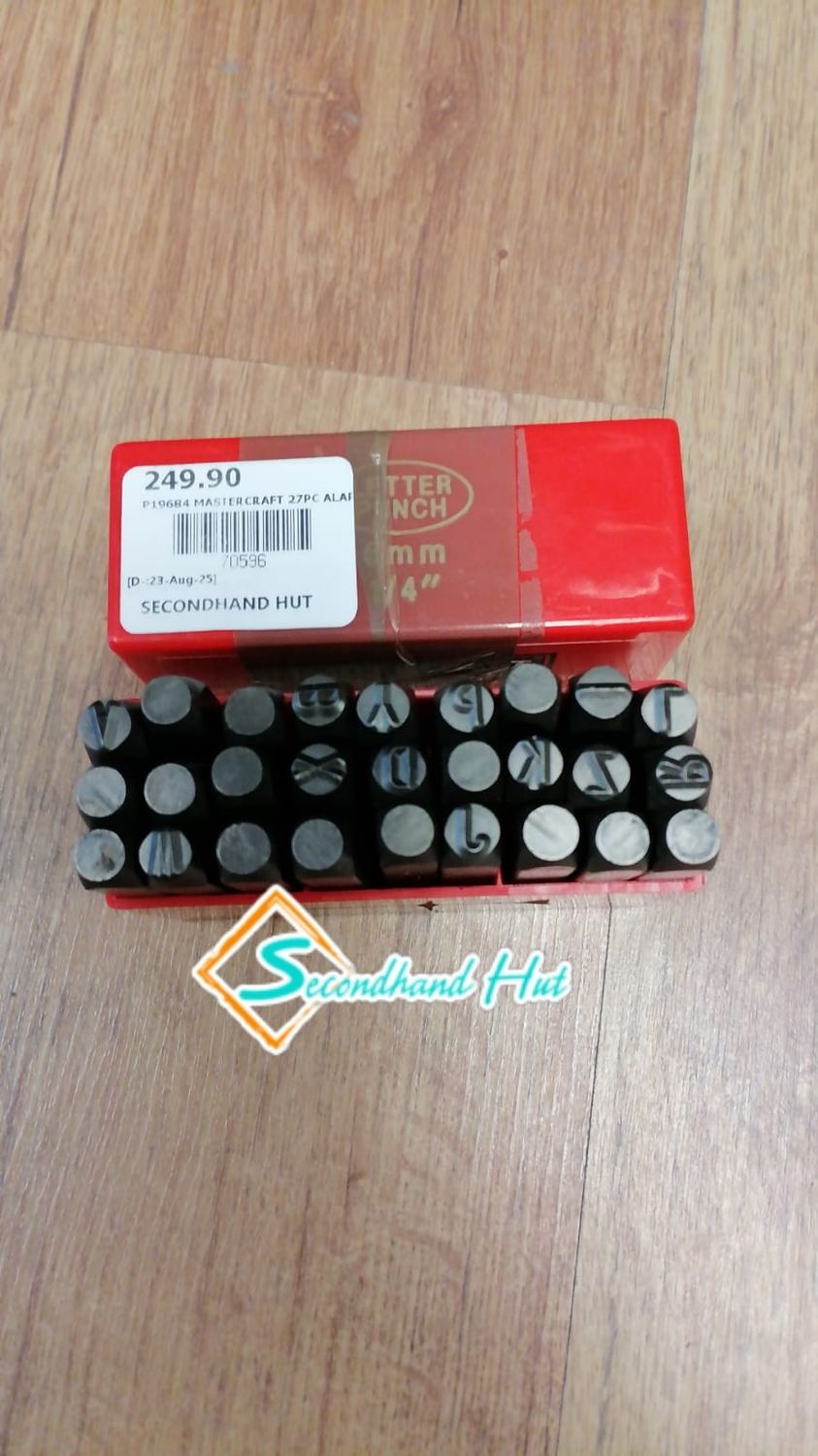 MASTERCRAFT 27PC ALAPHABETIC PUNCHER
