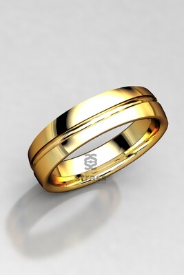 Alianza oro amarillo, blanco o rosa 18kt