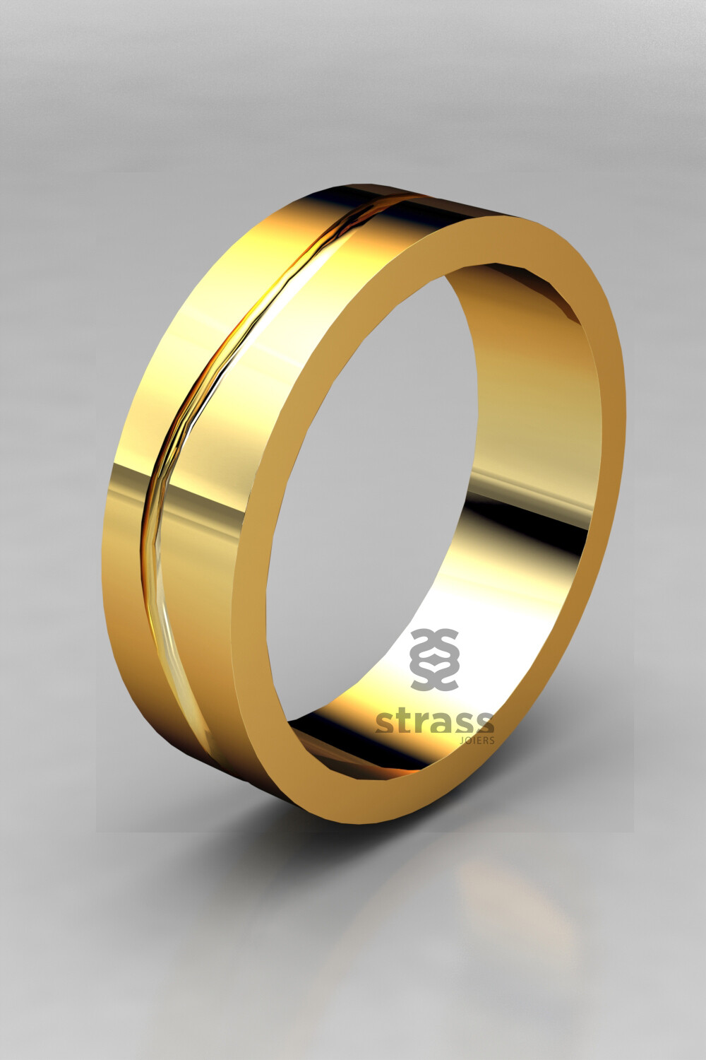 Alianza oro amarillo, blanco o rosa de 18kt