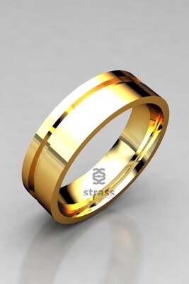 Alianza oro amarillo, blanco o rosa 18kt