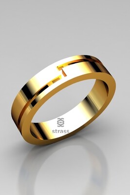 Alianza oro amarillo, blanco o rosa de 18kt
